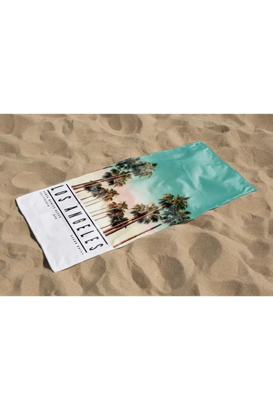 MoveBeach Desenli Plaj Havlusu, Banyo Havlusu - Resim 3