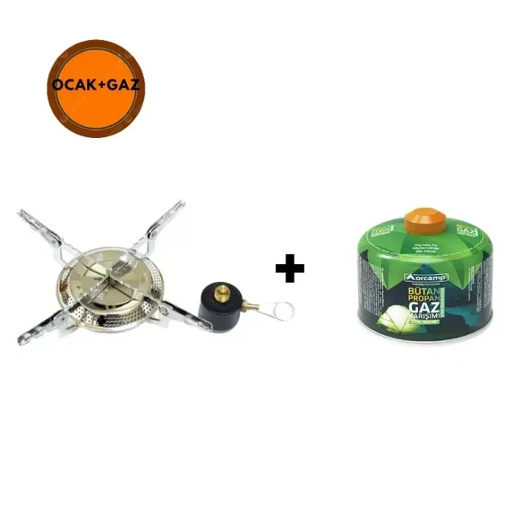 Orcamp K-502 Katlanabilir Kamp Ocağı + 1 Adet KTS-230 Gram Kartuş - 3