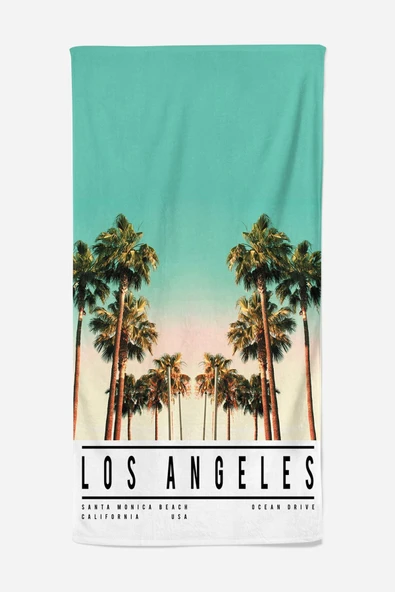 MoveBeach Desenli Plaj Havlusu, Banyo Havlusu - Resim 2