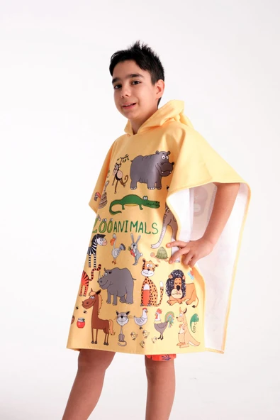 MoveBeach Çocuk Panço Plaj Havlusu - Resim 4