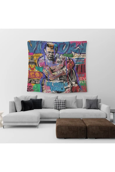 move home Desenli Kumaş Duvar Örtüsü,duvar Halısı - 3