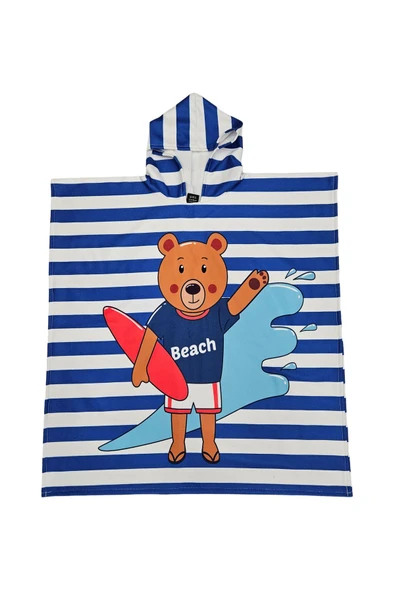 MoveBeach Çocuk Panço Plaj Havlusu 2-8 Yaş - 2
