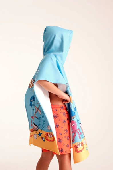 MoveBeach Çocuk Panço Plaj Havlusu 8-12 Yaş - 6