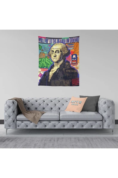 move home Desenli kumaş duvar örtüsü,duvar halısı