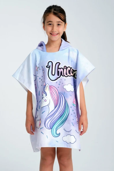 MoveBeach Çocuk Panço Plaj Havlusu 8-12 Yaş - Resim 5