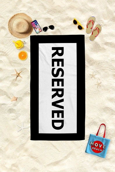 MoveBeach Desenli Plaj Havlusu, Banyo Havlusu