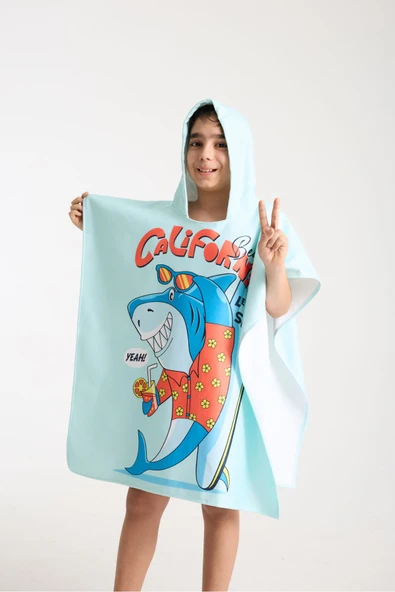 MoveBeach Çocuk Panço Plaj Havlusu 8-12 Yaş - 6