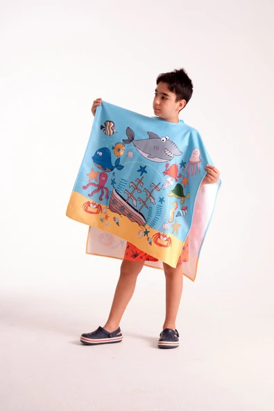 MoveBeach Çocuk Panço Plaj Havlusu 8-12 Yaş - 2