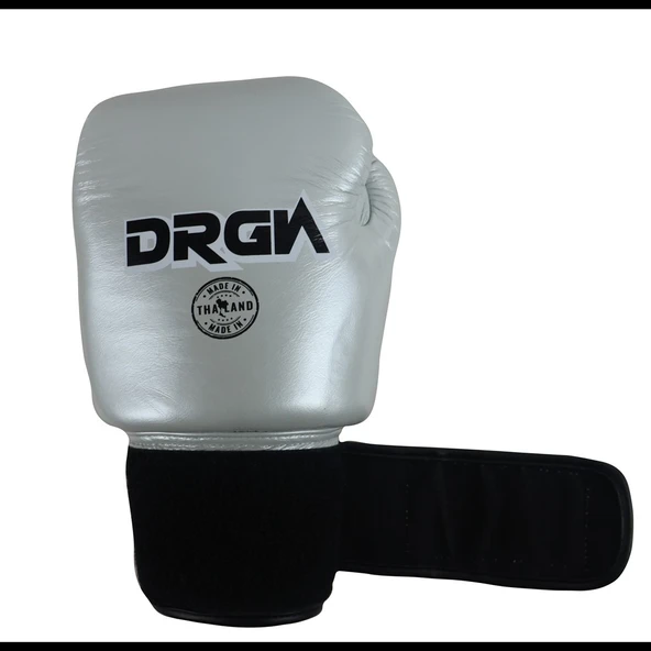 DragonDo DRGN-G3 Hakiki Deri Boks Eldiveni Gümüş Kick Boks Eldiveni - 3