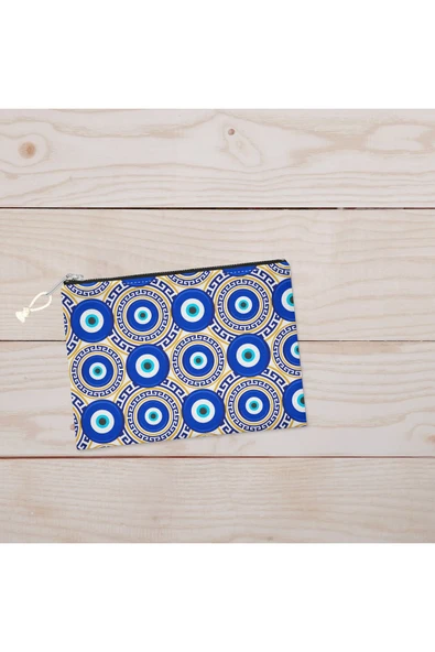 MoveBeach Desenli Makyaj Çantası - Resim 3