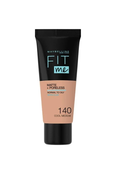 Maybelline New York Mat Fondöten - Fit Me Matte + Poreless Foundation 140 Cool Medium 3600531551049 - 2