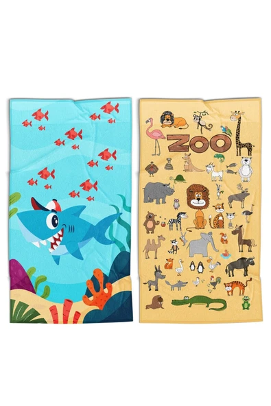 move home Çok Amaçlı Desenli Dekoratif Havlu 30x50cm 2 Adet - 5