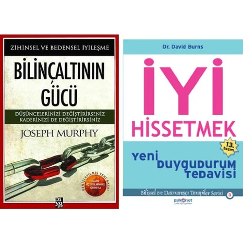 Bilinçaltının Gücü + Iyi Hissetmek - 2 Kitap Set ürün görseli