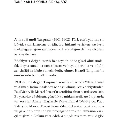 Huzur - Ahmet Hamdi Tanpınar - Resim 2