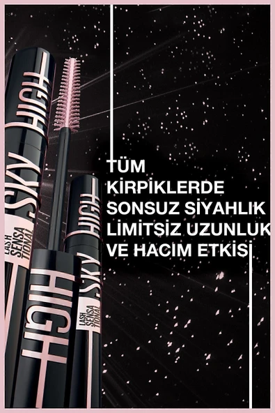 Maybelline New York Lash Sensational Sky High Cosmic Black Maskara 30152830 - 6