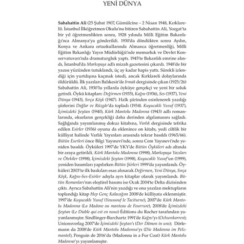 Yeni Dünya - Sabahattin Ali - 2