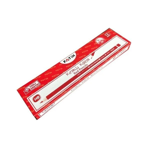 FATİH KIRMIZI KOPYA KALEMİ 12 ADET