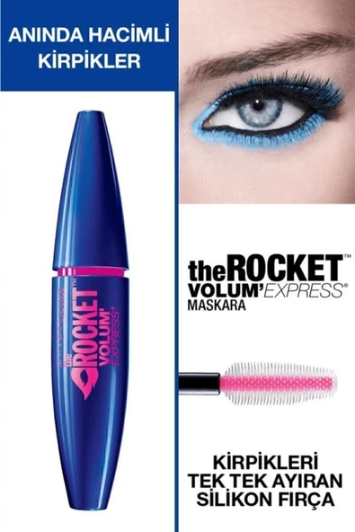 Maybelline New York New York Maskara Rocket Mascara Siyah Maybelline New York New York Maskara Rocket Mascara Siyah - 4