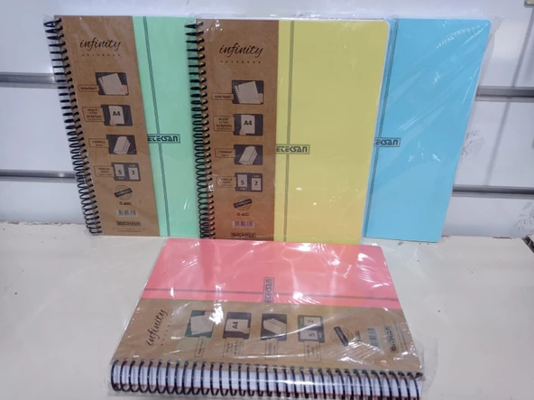 METEKSAN A4 İNFİNİTY SPİRALLİ  PP KAPAK  210YP 5+2 - 2