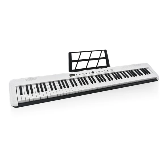 Jwin JDP-3088 Tuş Hassasiyetli 88 Tuşlu Dijital Piyano - Beyaz - 3