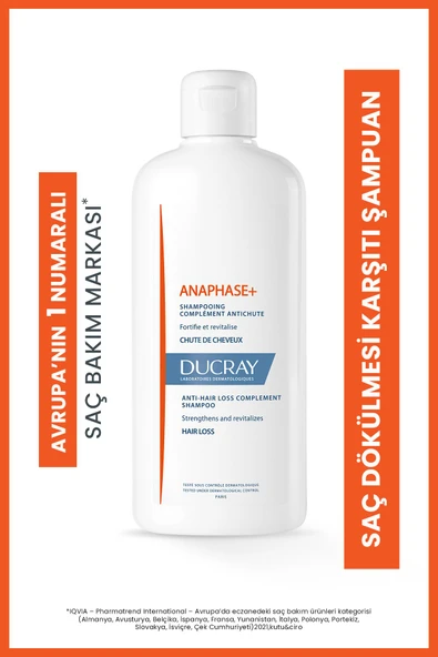 Ducray Anaphase Plus 400 ml Saç Dökülmesine Karşı Şampuan