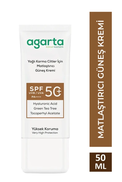 Matlaştırıcı Parlama Karşıtı Spf+50 Güneş Kremi 50 Ml