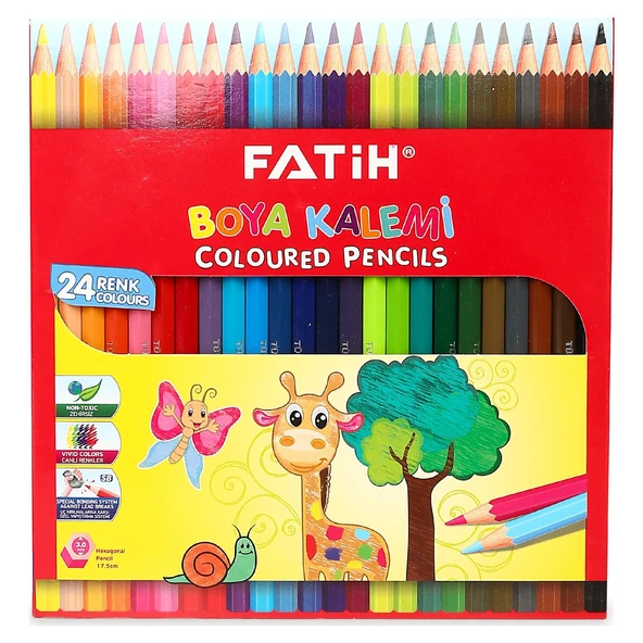 FATİH KURU BOYA TAM BOY 24 RENK