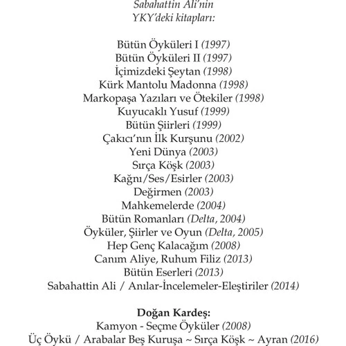 Yeni Dünya - Sabahattin Ali - 3