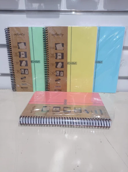 METEKSAN A4 İNFİNİTY SPİRALLİ  PP KAPAK  210YP 5+2