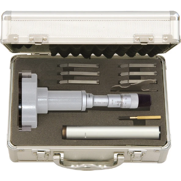 ASIMETO 225-250mmx0.005 3-NOKTA TEMASLI MEKANİK MİKROMETRE