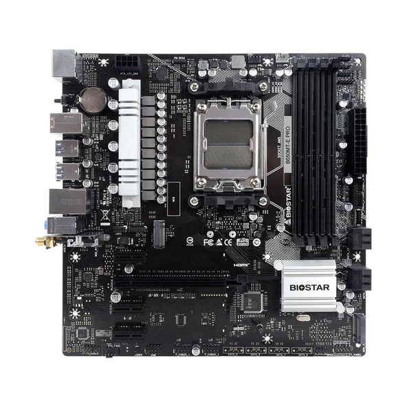 Biostar B650MT-E PRO DDR5 6000MHz AM5 S+V+GL Micro ATX Anakart - 2