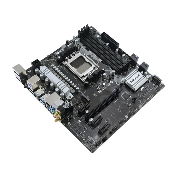 Biostar B650MT-E PRO DDR5 6000MHz AM5 S+V+GL Micro ATX Anakart - 3