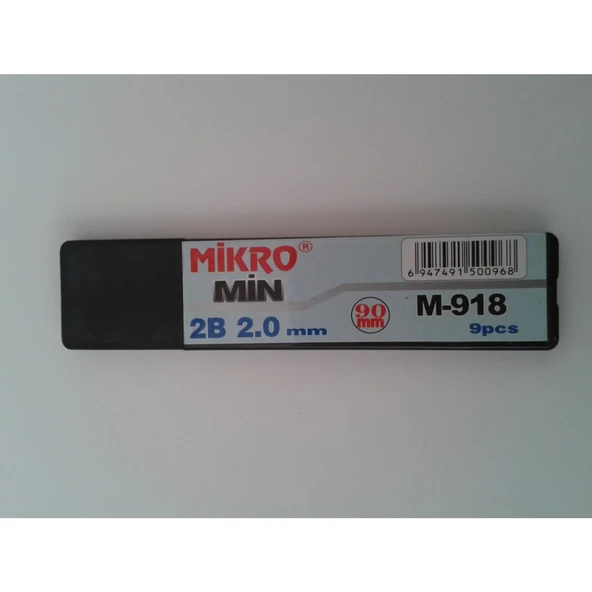 MİKRO KALEM UCU MİN 2.0x90 MM M-918 5 ADETSİYAH