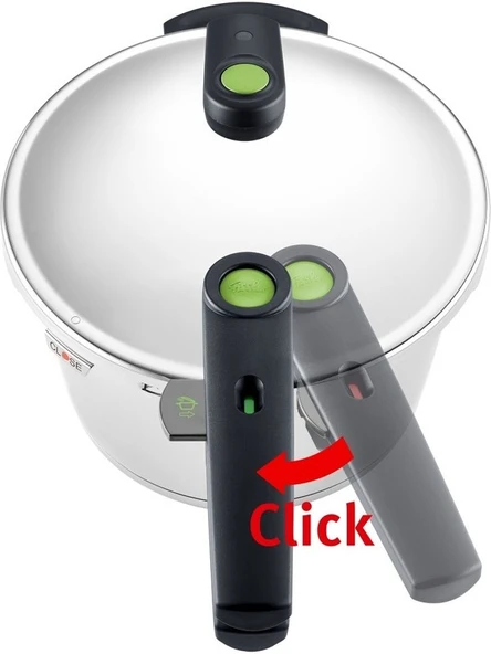 Fissler Vitaquick Green Düdüklü Tencere 6.0 Lt - Resim 3