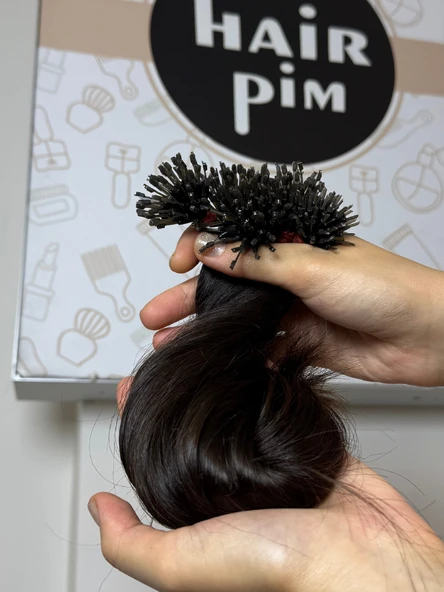 HairPim Professional (90 Gr) Kahverengi 250 Adet 35 Cm FIRSAT06