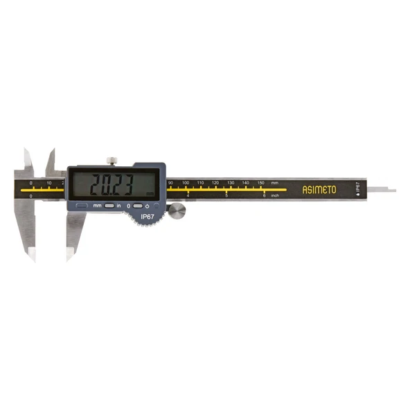 0-200mmx0.01 IP67 DİJİTAL KUMPAS BÜYÜK EKRAN