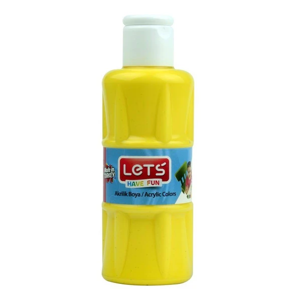 LETS AKRILIK BOYA 100 ML SARI L-5752