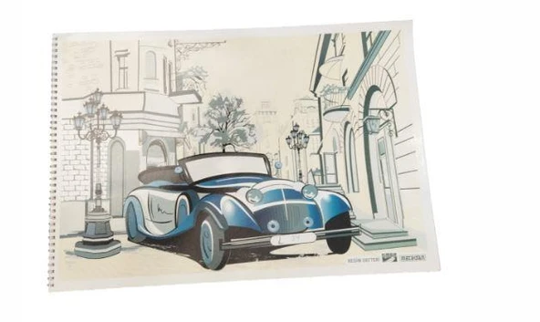 METEKSAN RESİM DEFTERİ SİMPLE 35X50 15 YAPRAK SPİR