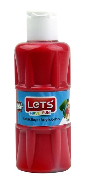 LETS AKRILIK BOYA 100 ML KIRMIZI L-5754