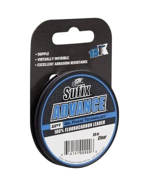 Sufix Advance 50m 0.185 Mm Fluorocarbon Misina ürün görseli