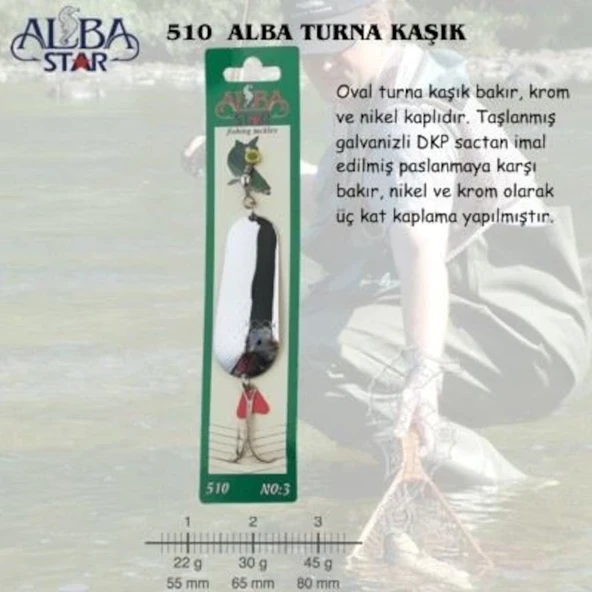 Albastar Turna Olta Kaşığı 510 No:1 - 2