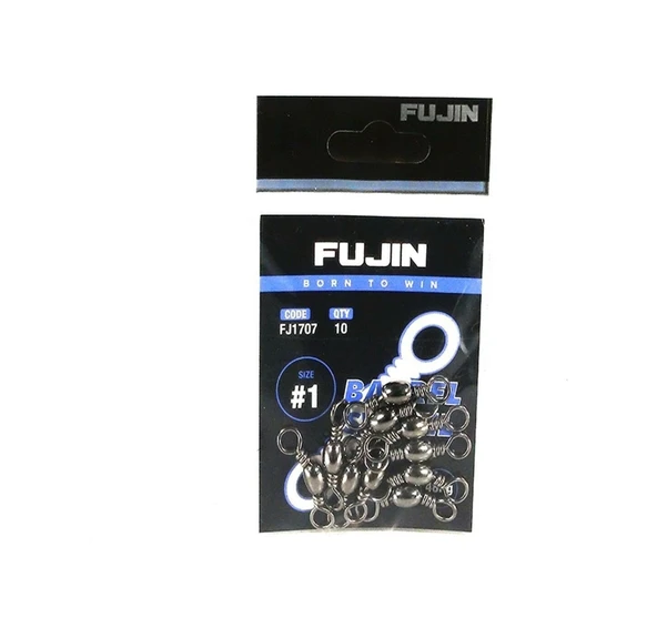Fujin Barrel Swivel Fırdöndü Black Nickel 3-0 No ürün görseli