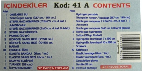 Tekne İlkyardım Çantası - Resim 3