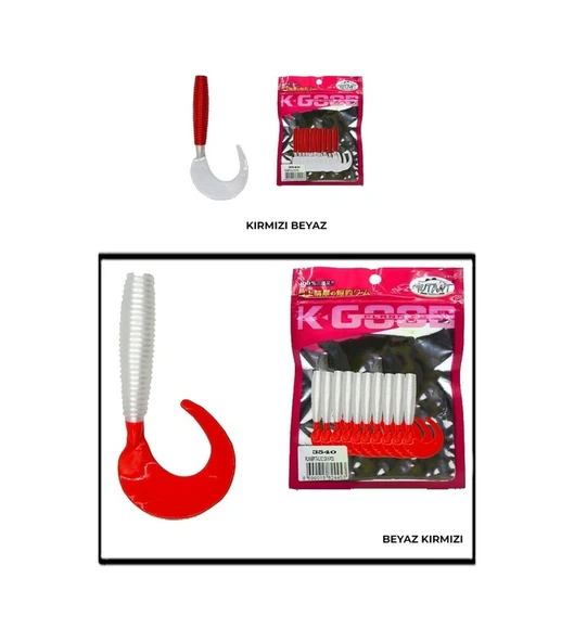 Mutant 3540 Micro Snap 6cm Levrek Silikonu 10lu Paket Suni Yembeyazkırmz ürün görseli