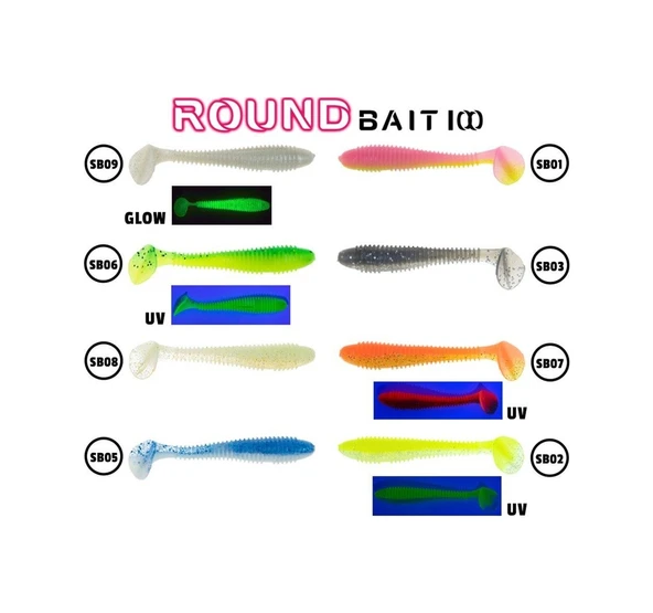 Fujin Round Bait 10 Cm 7.5 Gr Silikon Balık (3 Lü Paket) Sb009 ürün görseli
