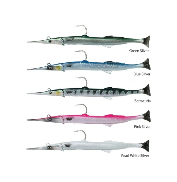 Savage Gear Needlefish Pulsetail 2+1 18 Cm 26G Silikon Yem Pearl White Silver ürün görseli