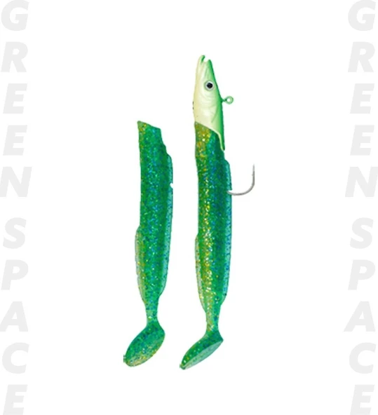 Fujin Salt Eel 033 Green Space Slt1012 10cm 12gr 1