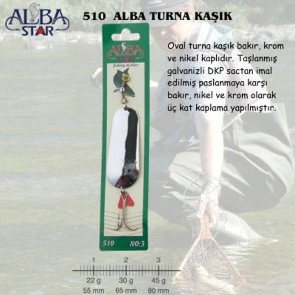 Albastar 510 Turna Olta Kaşığı No:2 - 2