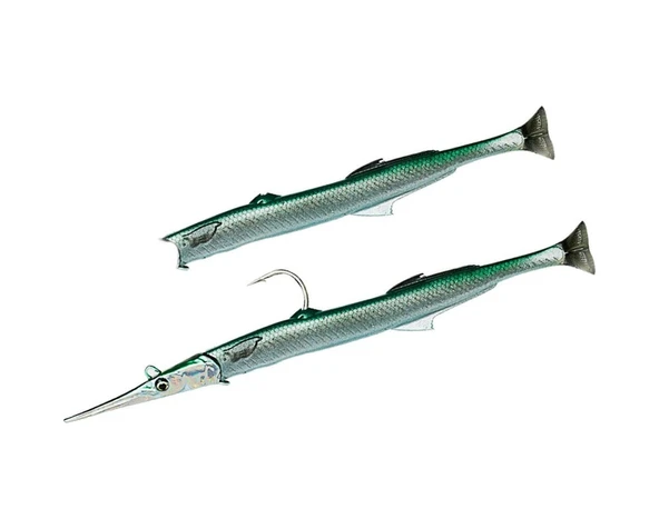 Savage Gear Needlefish Pulsetail 2+1 18 Cm 26G Silikon Yem Pearl White Silver - Resim 4