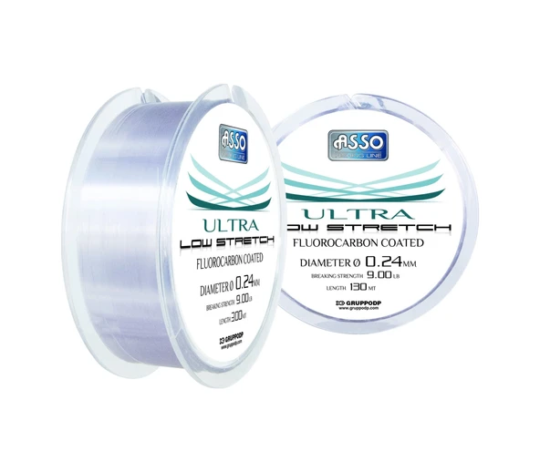 Asso Ultra Low Stretch Fc Coated Misina 300mt 0.30 Mm